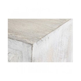 Credenza DKD Home Decor   Bianco Metallo Legno di mango 150 x 38 x 80 cm