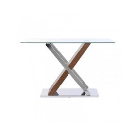 Ingresso DKD Home Decor Trasparente Argentato Marrone scuro 120 x 40 x 75 cm
