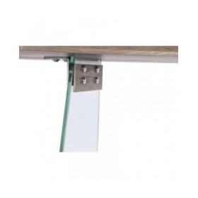 Ingresso DKD Home Decor Trasparente Grigio chiaro 120 x 40 x 76 cm