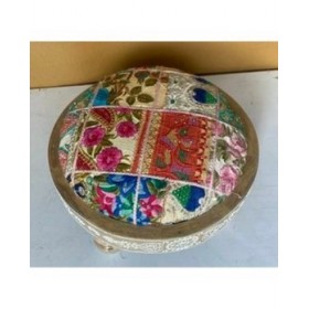 Poggiapiedi DKD Home Decor Multicolore 40 x 40 x 22,8 cm (2 Unità)