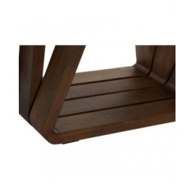 Tavolino da Caffè DKD Home Decor Cristallo legno di noce (130 x 70 x 42 cm)