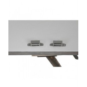 Credenza DKD Home Decor Grigio Dorato Metallo Bianco Legno di mango (152 x 43 x 84 cm)