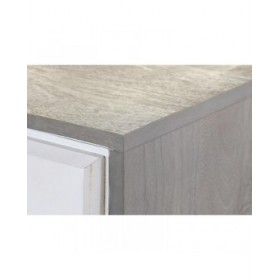 Credenza DKD Home Decor Grigio Dorato Metallo Bianco Legno di mango (152 x 43 x 84 cm)
