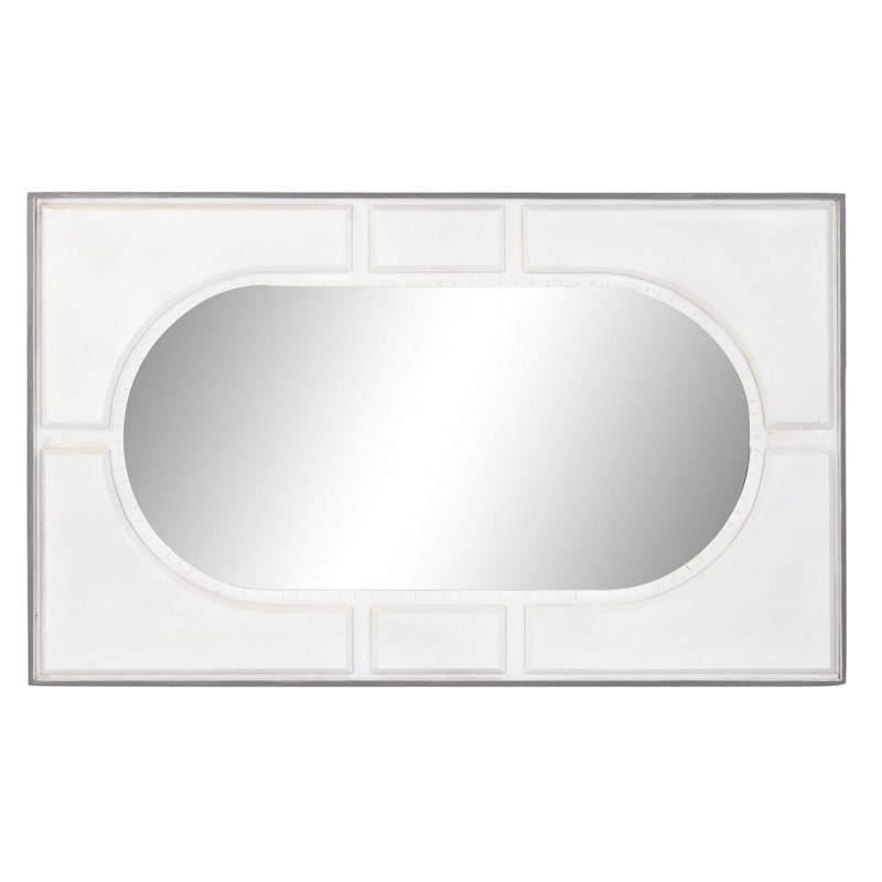 Specchio da parete DKD Home Decor Bianco Moderno Rombos 154 x 4 x 94 cm