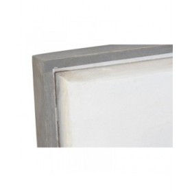 Specchio da parete DKD Home Decor Bianco Moderno Rombos 154 x 4 x 94 cm