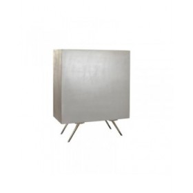 Credenza DKD Home Decor Grigio Dorato Bianco Ottone Legno di mango (93 x 41 x 114 cm)