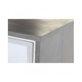 Credenza DKD Home Decor Grigio Dorato Bianco Ottone Legno di mango (93 x 41 x 114 cm)