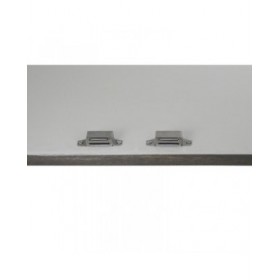 Credenza DKD Home Decor Grigio Dorato Bianco Ottone Legno di mango (93 x 41 x 114 cm)