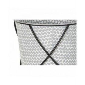 Set di Vasi DKD Home Decor Nero Grigio Metallo Ferro Quadrato 30 x 40 cm 37 x 37 x 82 cm (2 Unità)
