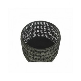Set di vasi da fiori DKD Home Decor Consumato 32 x 32 x 84 cm Metallo (2 Unità)