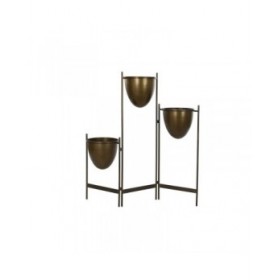 Vaso DKD Home Decor Nero Metallo Rame Vintage (35 x 26,5 x 105 cm)