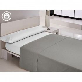 Lenzuolo Superiore Happy Home LISOS COTTON Antracite Matrimoniale