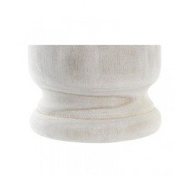 Vaso DKD Home Decor Marrone Naturale Legno di paulownia Boho 16 x 16 x 18 cm (2 Unità)