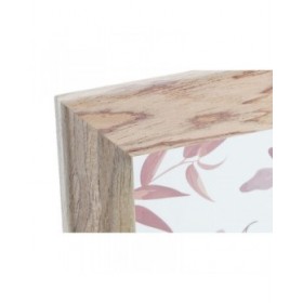 Cornice Portafoto DKD Home Decor Marrone 25 x 1 x 30 cm Legno MDF (2 Unità)