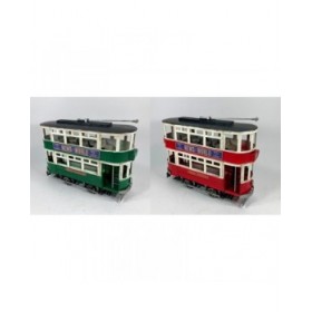 Statua Decorativa DKD Home Decor Rosso Verde Treno Vintage 28 x 9 x 20 cm (2 Unità)