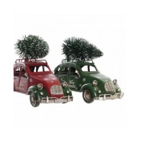 Statua Decorativa DKD Home Decor Macchina Metallo (26 x 11,5 x 16,5 cm) (2 Unità)