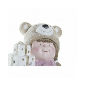 Decorazione Natalizia DKD Home Decor Resina Bambini (25 x 16 x 38 cm) (2 Unità)
