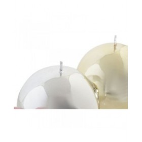 Candela DKD Home Decor Natale (9 x 9 x 9 cm) (3 Unità)