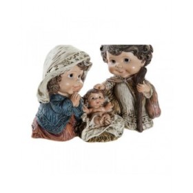 Presepe di Natale DKD Home Decor Resina Multicolore (16 x 9 x 12 cm) (2 Unità)