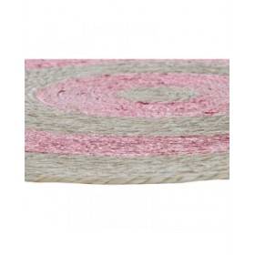 Tappeto DKD Home Decor Fibra Erba di mare (90 x 90 x 2 cm) (3 Unità)