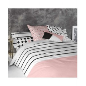 Fodera per cuscino HappyFriday Blanc Blush Multicolore 60 x 60 cm