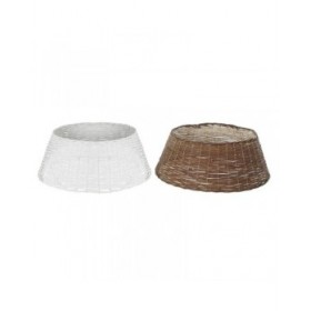 Base per albero di Natale DKD Home Decor vimini (72 x 72 x 27 cm) (2 Unità)