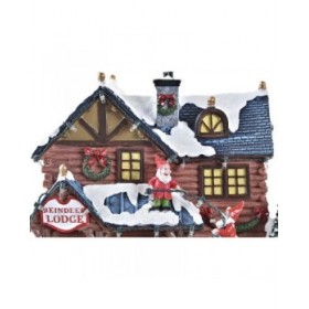 Decorazione DKD Home Decor Movimento Luce LED Musicale Multicolore Resina 25,5 x 21 x 25 cm (3 Unità)