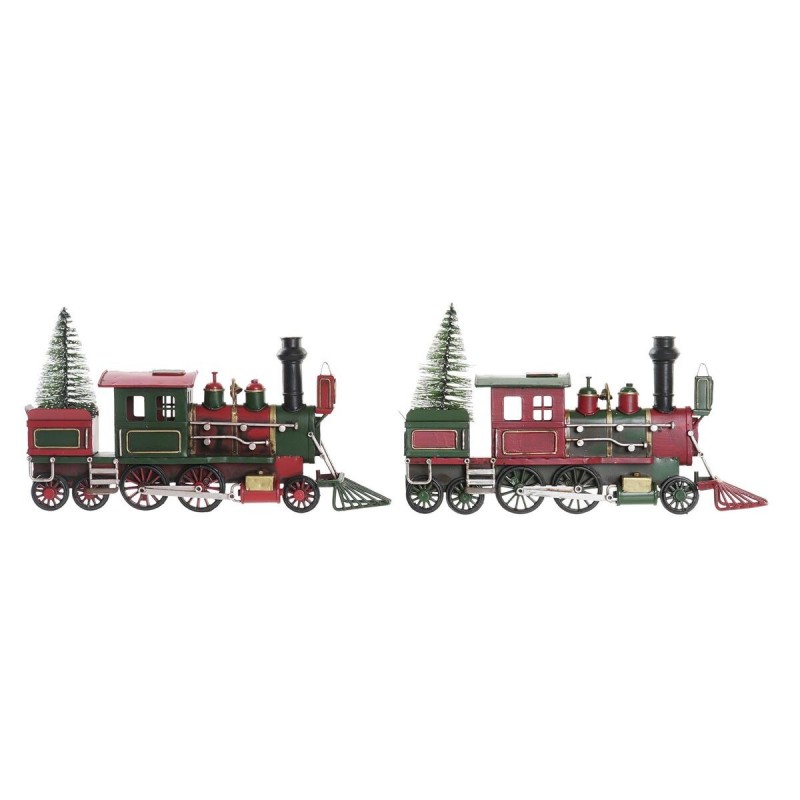 Decorazione DKD Home Decor Metallo Treno (29 x 4,5 x 16 cm) (2 Unità)