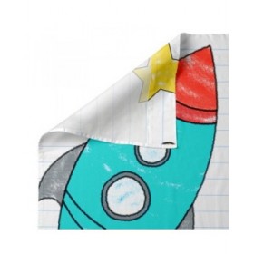 Set di Lenzuola HappyFriday Mr Fox Space Rocket Multicolore Singolo 2 Pezzi