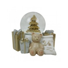 Decorazione Natalizia DKD Home Decor Resina Orso (11 x 9 x 9 cm) (2 Unità)