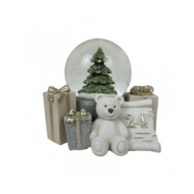 Decorazione Natalizia DKD Home Decor Resina Orso (11 x 9 x 9 cm) (2 Unità)