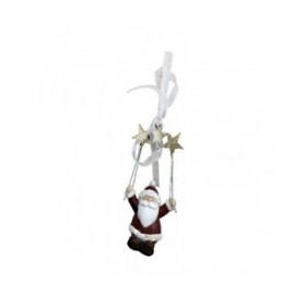 Decorazione Natalizia DKD Home Decor Resina Babbo Natale (6,5 x 4 x 13,5 cm) (6 Unità)