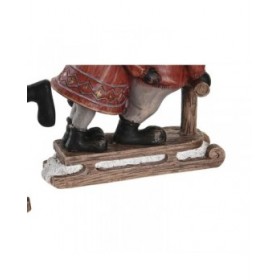 Decorazione Natalizia DKD Home Decor Resina Renna (13 x 6 x 18 cm) (4 Unità)