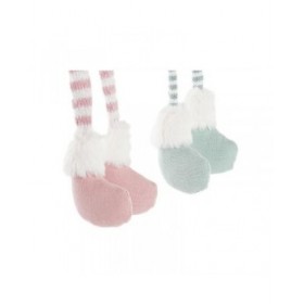 Statua Decorativa DKD Home Decor Natale Fata Poliestere Angelo (15 x 10 x 53 cm) (2 Unità)