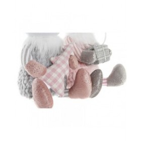Statua Decorativa DKD Home Decor Natale Animale Poliestere Cervo (14 x 17 x 28 cm) (2 Unità)