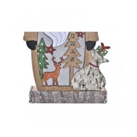 Decorazione luminosa DKD Home Decor Natale (18 x 7 x 40,5 cm) (3 Unità)