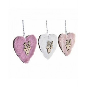 Set di Addobbi di Natale DKD Home Decor Poliestere (22 x 8 x 1 cm) (3 Unità)
