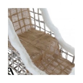 Decorazione Natalizia DKD Home Decor Luce LED Slitta Bianco 90 x 46 x 62 cm