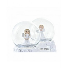 Palla di Natale DKD Home Decor Cristallo Resina (6,5 x 6,5 x 8,5 cm) (2 Unità)