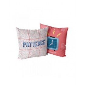 Fodera per cuscino HappyFriday Aware Patience Multicolore 50 x 50 cm 2 Pezzi