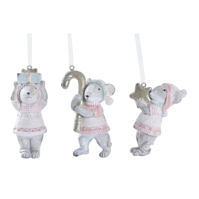 Decorazione Natalizia DKD Home Decor Resina (5 x 3 x 8,5 cm) (3) (3 Unità)