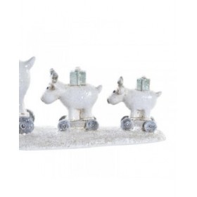 Decorazione Natalizia DKD Home Decor Resina (17 x 7,5 x 13,5 cm) (2 Unità)
