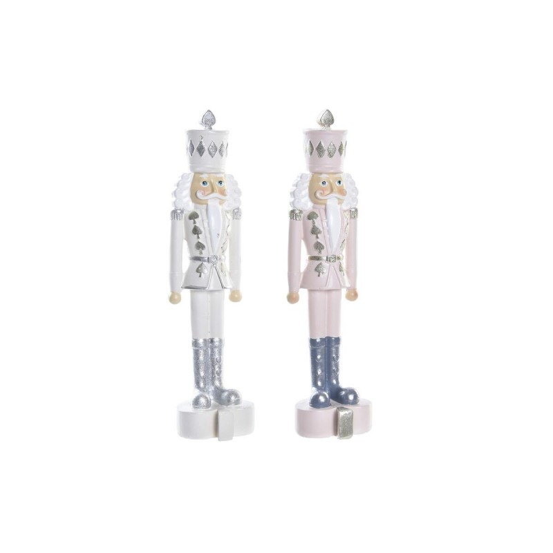 Decorazione Natalizia DKD Home Decor Resina Schiaccianoci (4,5 x 4 x 17 cm) (2 Unità)