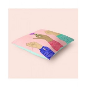 Fodera per cuscino HappyFriday Aware Me Multicolore 50 x 50 cm 2 Pezzi