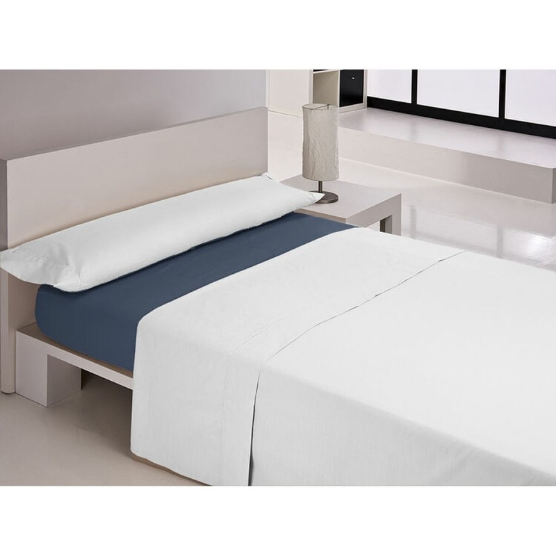 Lenzuolo con angoli aderenti Happy Home MIX COLORS Azzurro Ala francese