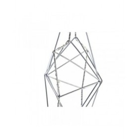 Decorazione Natalizia DKD Home Decor Metallo Stella (2 Unità) (30 x 11 x 30 cm)
