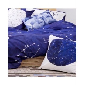 Fodera per cuscino HappyFriday Blanc Cosmos Multicolore 2 Pezzi