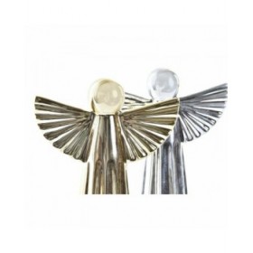 Decorazione Natalizia DKD Home Decor Porcellana Angelo (13 x 5 x 17 cm) (2 Unità)