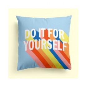Fodera per cuscino HappyFriday Aware Do it  Multicolore 50 x 50 cm 2 Pezzi