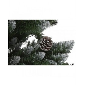 Albero di Natale DKD Home Decor Luce LED Verde Metallo Polietilene 130 x 130 x 218 cm
